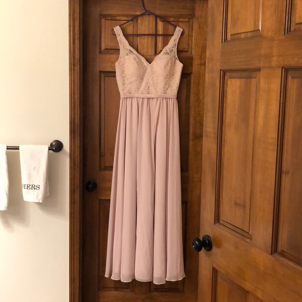 Blush Pink Bridesmaid Dress